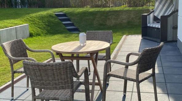 Seeblick Nordlicht, Exklusive Wohnung Mit Terrasse 방어로게 외부 사진